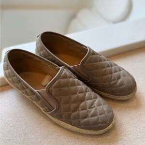 Target Quilted Women's Slip-On Flats - taupe